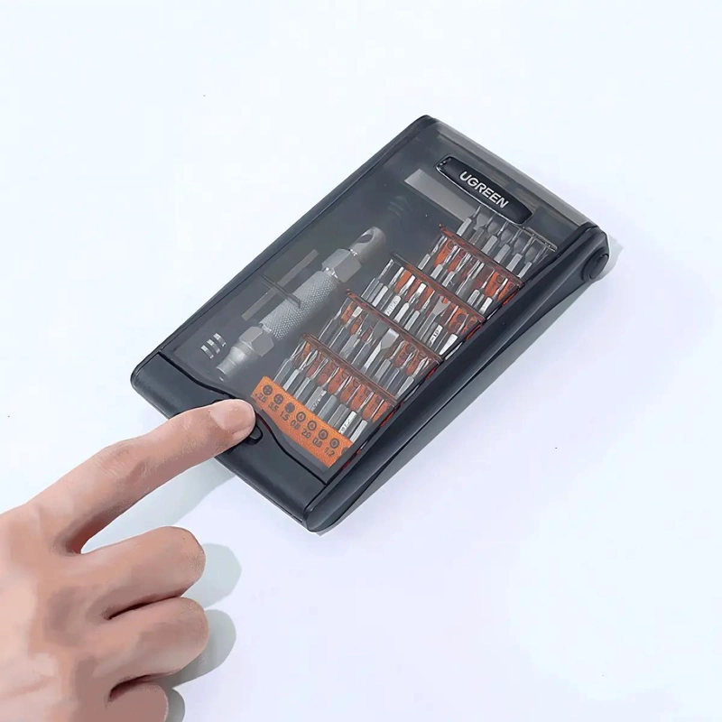 KIT DE DESARMADOR CON 38 PUNTAS MAGNE TICAS INTERCAMBIABES - 3