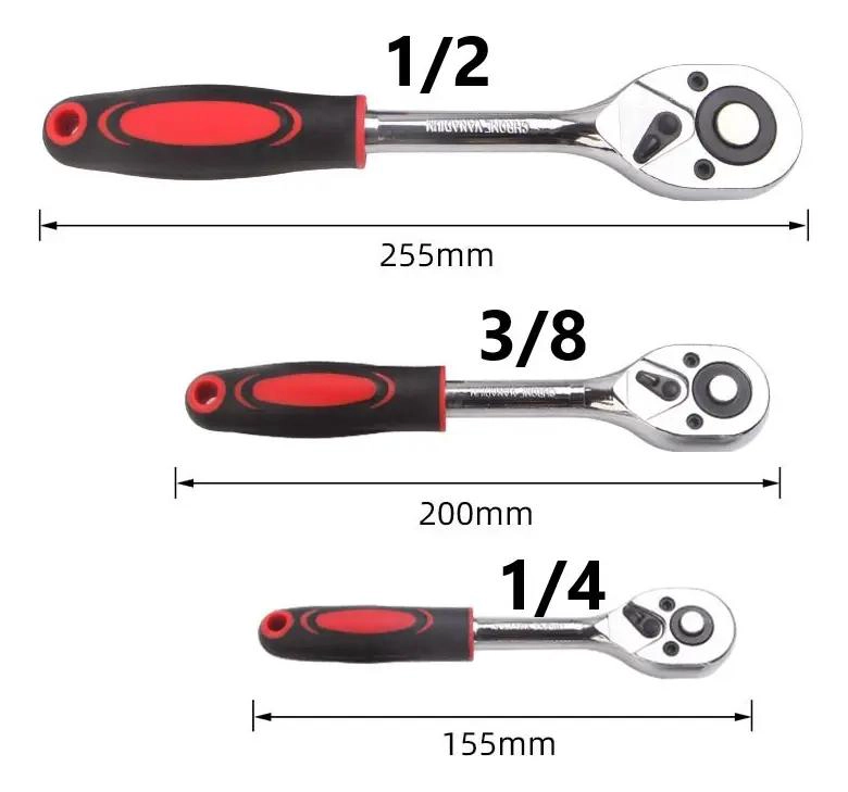 LLAVE DE TRINQUETE CON MANGO ERGONOMICO - 9