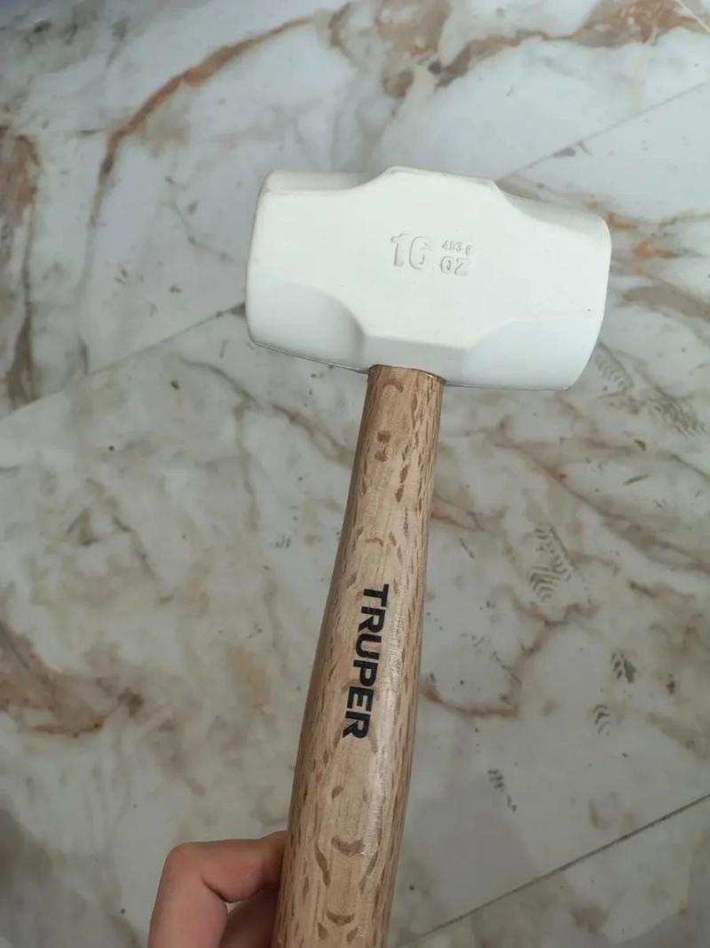 MAZO DE GOMA 16 OZ CON MANGO DE MADERA 34 CM - 4