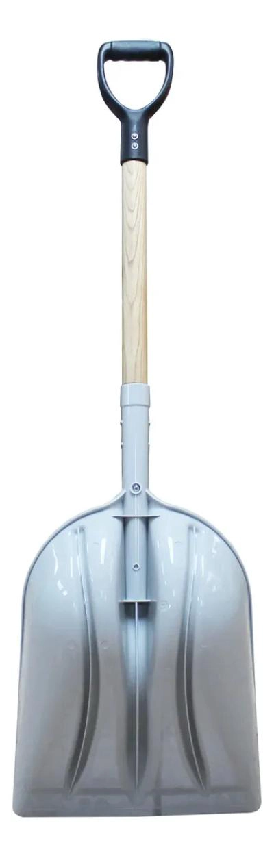 PALA SANITARIA PLASTICA CON MANGO DE MADERA - 2
