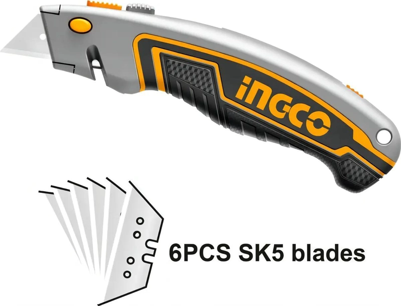 CUCHILLO CARTONERO RETRACTIL CON 6 REPUESTOS SK5 - 2