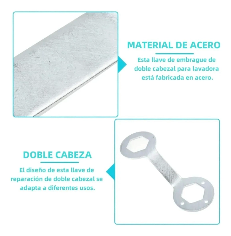 LLAVE MULTIMARCA PARA DESMONTAR TUERCA LAVADORA - 3