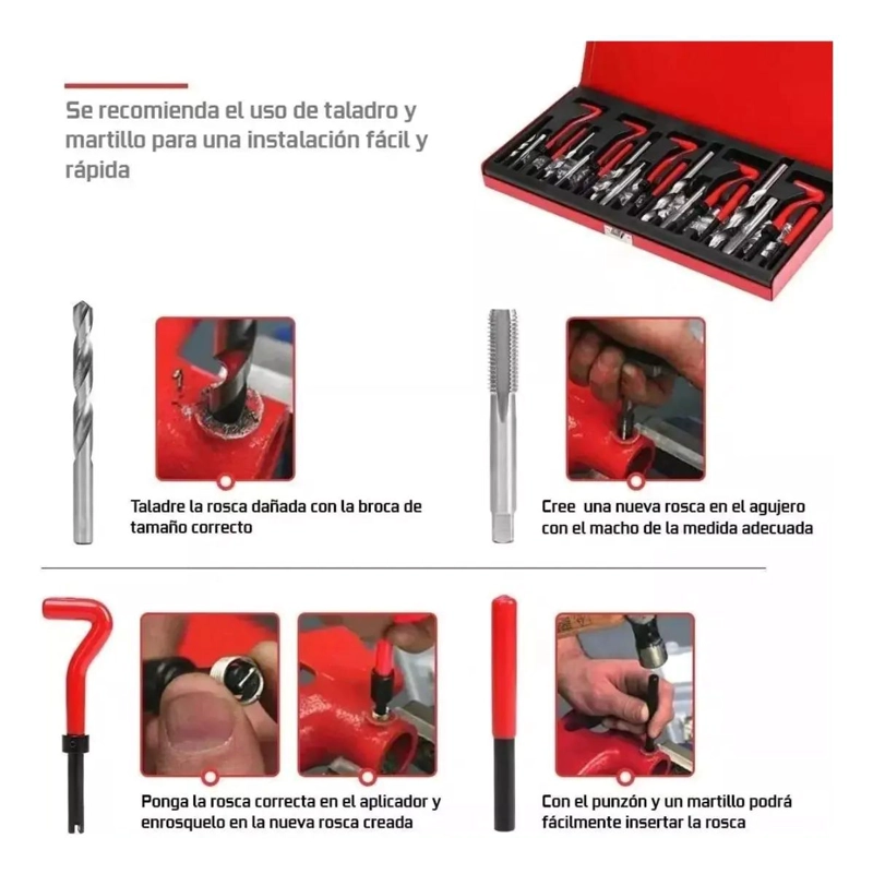 SET DE HERRAMIENTAS MANUALES CON 131 INSERTOS COMBINADOS - 3