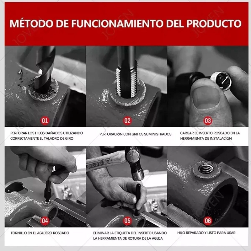 SET DE HERRAMIENTAS MANUALES CON 131 INSERTOS COMBINADOS - 5