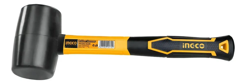 MARTILLO DE GOMA 8 OZ CON MANGO DE FIBRA DE VIDRIO - 1