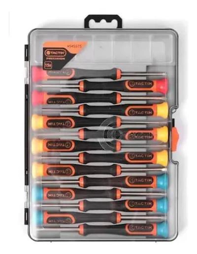 JUEGO DE DESTORNILLADORES DE PRECISION 15 PIEZAS - 4