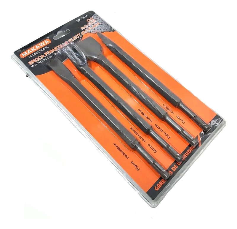 CINCELES PARA ROTOMARTILLO SDS 4 PIEZAS - 1