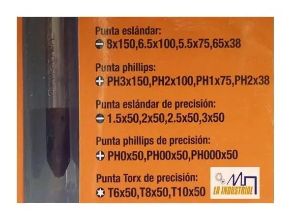 DESTORNILLADOR PUNTA PALETA CRUZ TORX MK0821 - 5