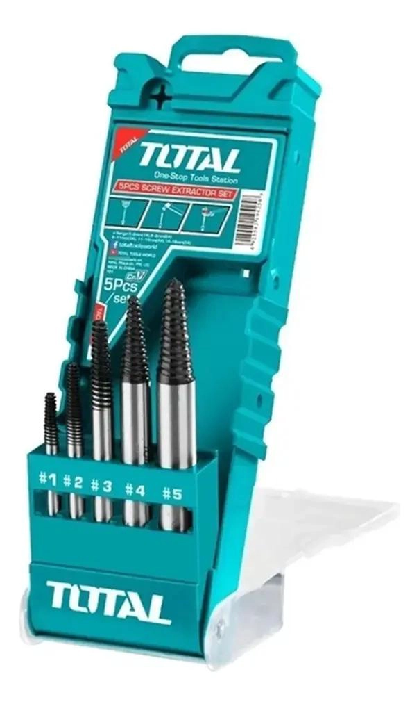 SET DE EXTRACTORES DE TORNILLOS 5 PIEZAS - 2
