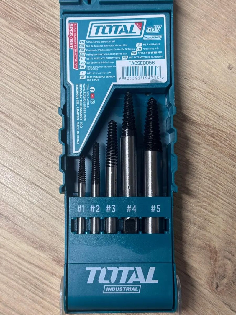 SET DE EXTRACTORES DE TORNILLOS 5 PIEZAS - 4