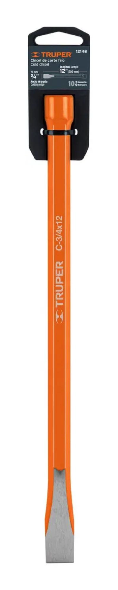 CINCEL DE CORTE FRIO 3/4' X 12' ACERO VANADIO - 3