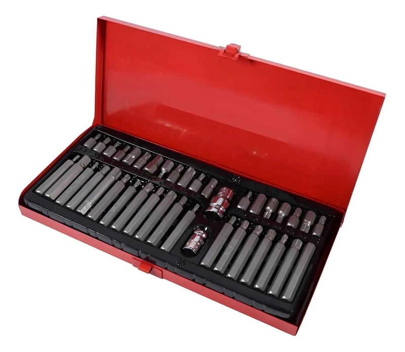 SET DE 40 PUNTAS CORTO Y LARGO TORX ALLEN IMBUS - 1