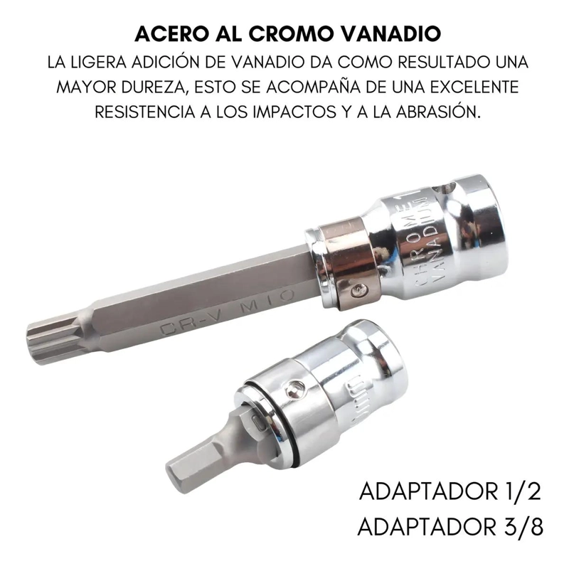 SET DE 40 PUNTAS CORTO Y LARGO TORX ALLEN IMBUS - 3