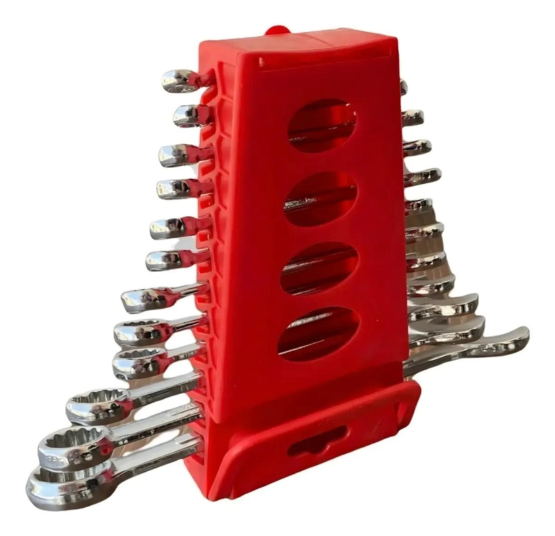 JUEGO DE 12 LLAVES COMBINADAS PUNTA CORONA CON ESTUCHE - 3