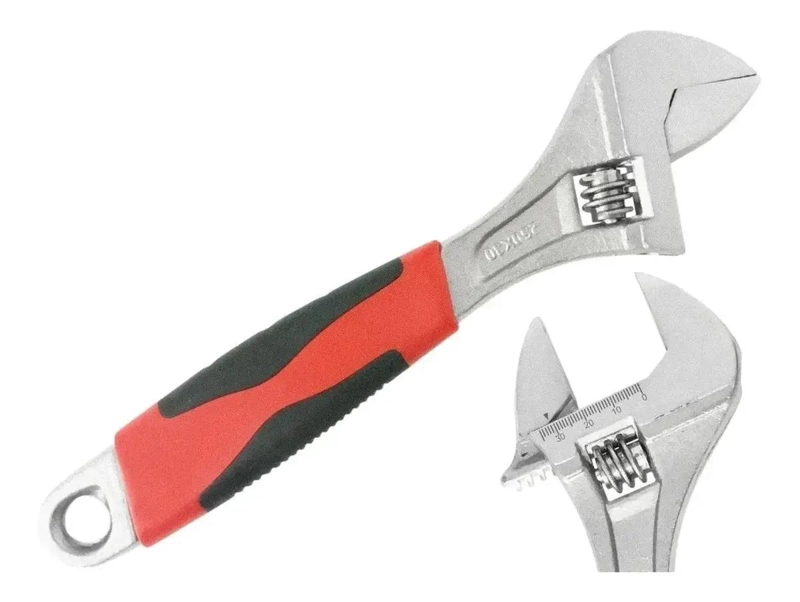 LLAVE FRANCESA INGLESA 30MM ACABADO METAL - 4