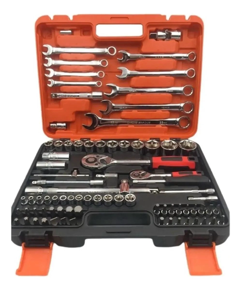 KIT DE DADOS 82 PIEZAS CON CHICHARRAS Y LLAVES - 2