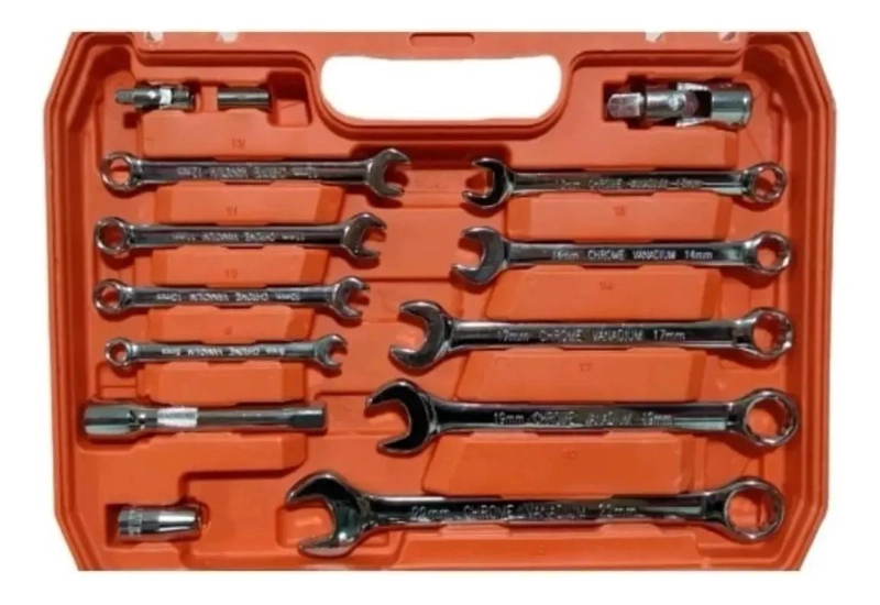 KIT DE DADOS 82 PIEZAS CON CHICHARRAS Y LLAVES - 3