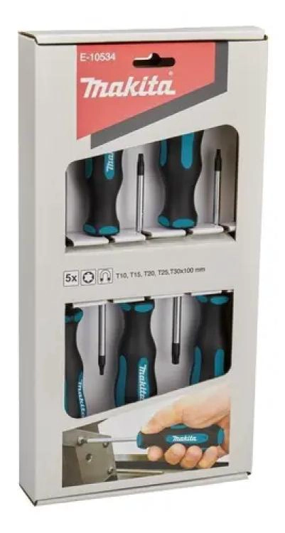 JUEGO DE 5 DESARMADORES MAGNE TICOS TIPO TORX - 2