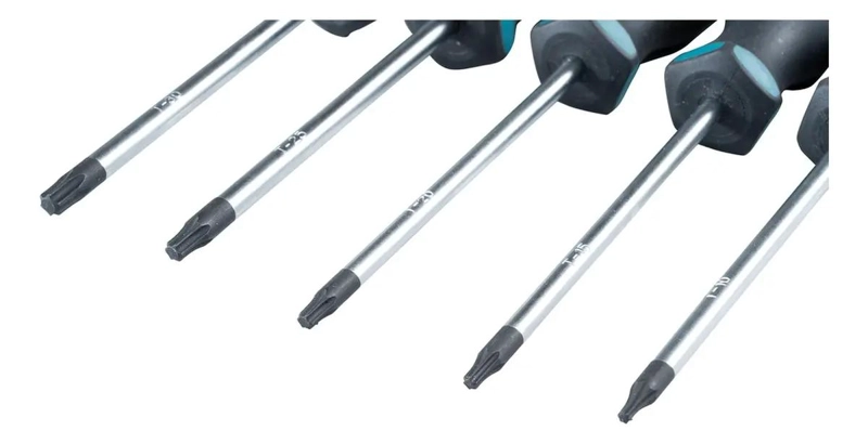 JUEGO DE 5 DESARMADORES MAGNE TICOS TIPO TORX - 5