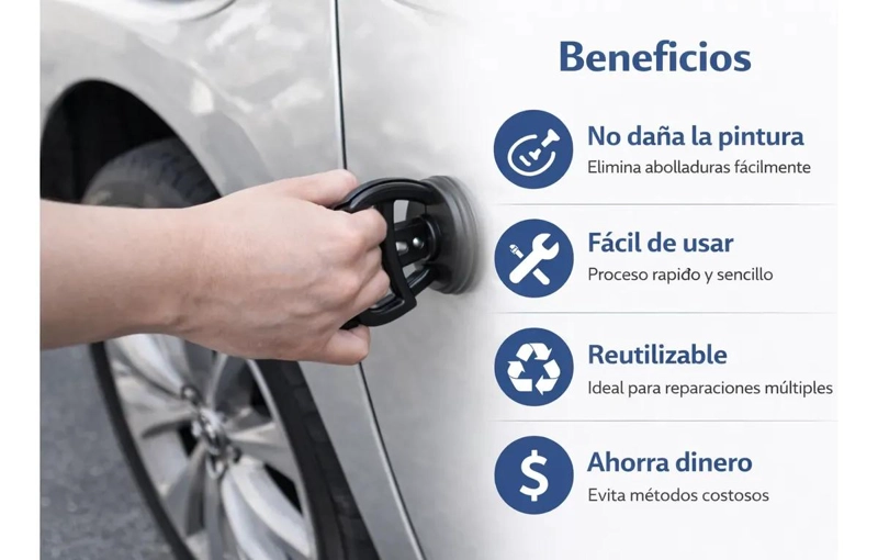 EXTRACTOR DE ABOLLADURAS PARA AUTO CON VENTOSA - 4