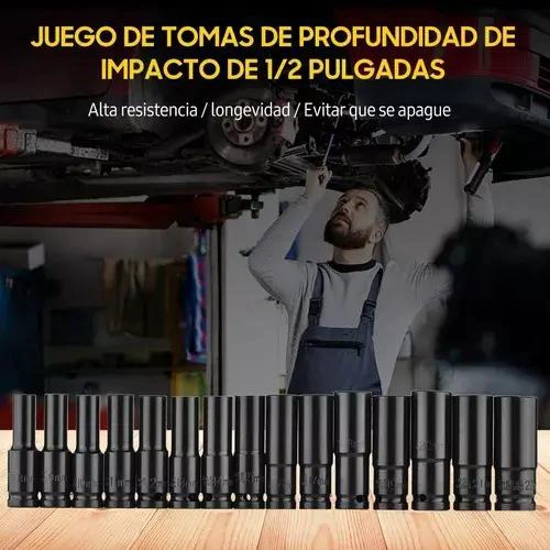 JUEGO DE HERRAMIENTAS CON LLAVES Y VASOS 20 PIEZAS - 4