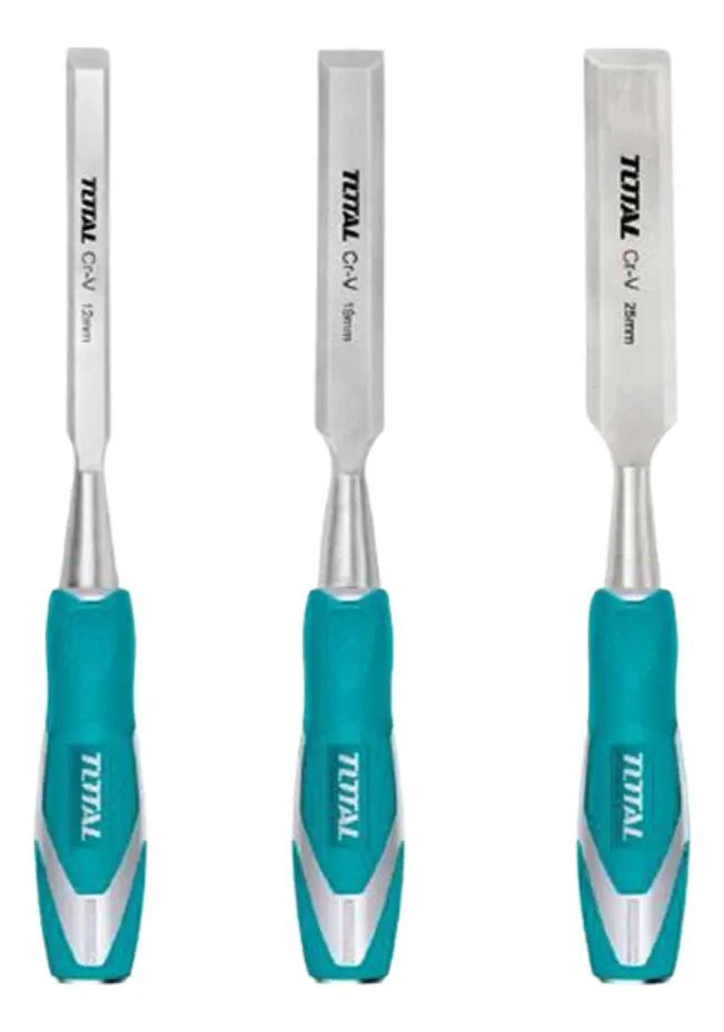 KIT DE CINCELES PARA MADERA 3 PIEZAS - 7