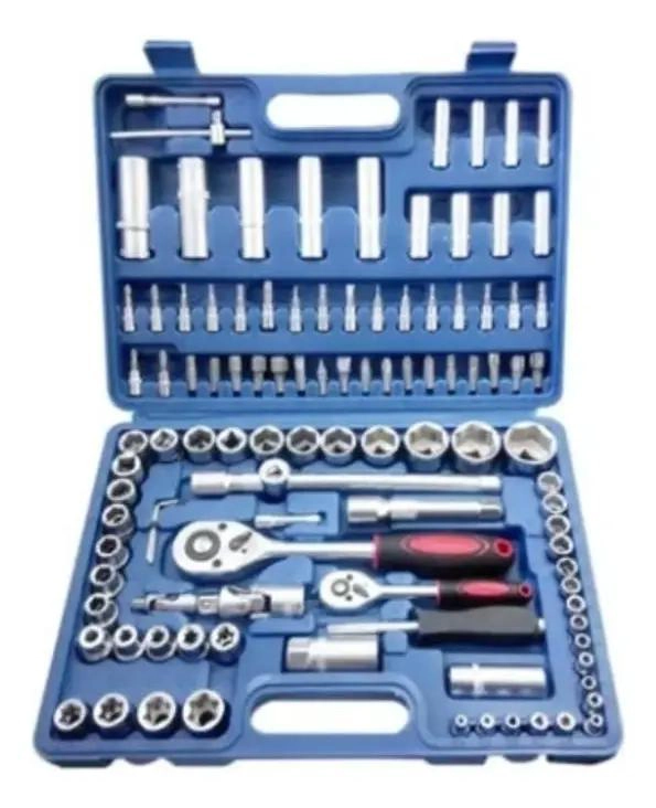 SET DE LLAVES TUBOS Y PUNTAS COMBINADAS 108 PIEZAS - 1