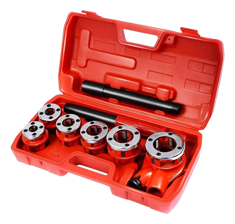 TERRAJA MANUAL PARA CAÑERIA GALVANIZADA CON MALETA - 1