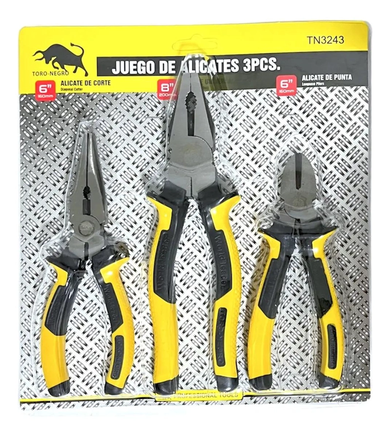SET DE 3 ALICATES CON MANGO ANTIDESLIZANTE - 5