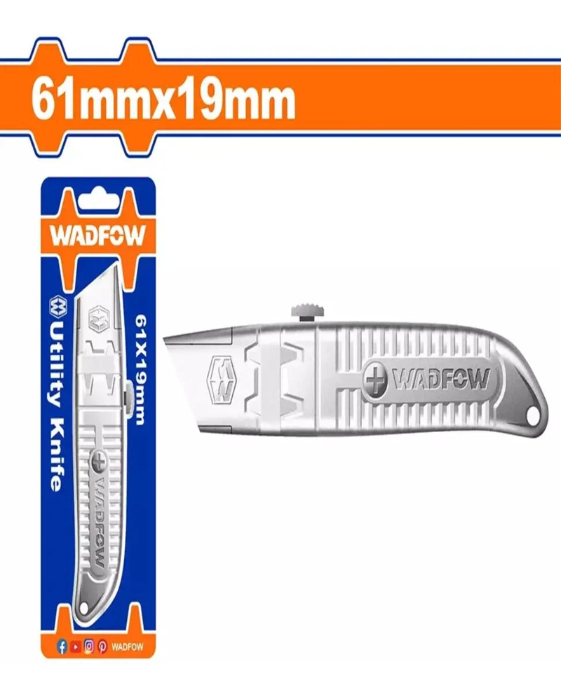 CUTTER ERGONOMICO DE ACERO INOXIDABLE - 6