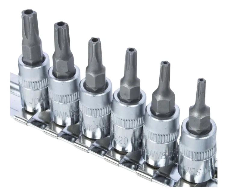 SET DE DADOS ESTRELLA PERFORADOS 1/4'' Y 3/8'' 9 PIEZAS - 2