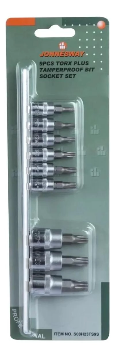 SET DE DADOS ESTRELLA PERFORADOS 1/4'' Y 3/8'' 9 PIEZAS - 4
