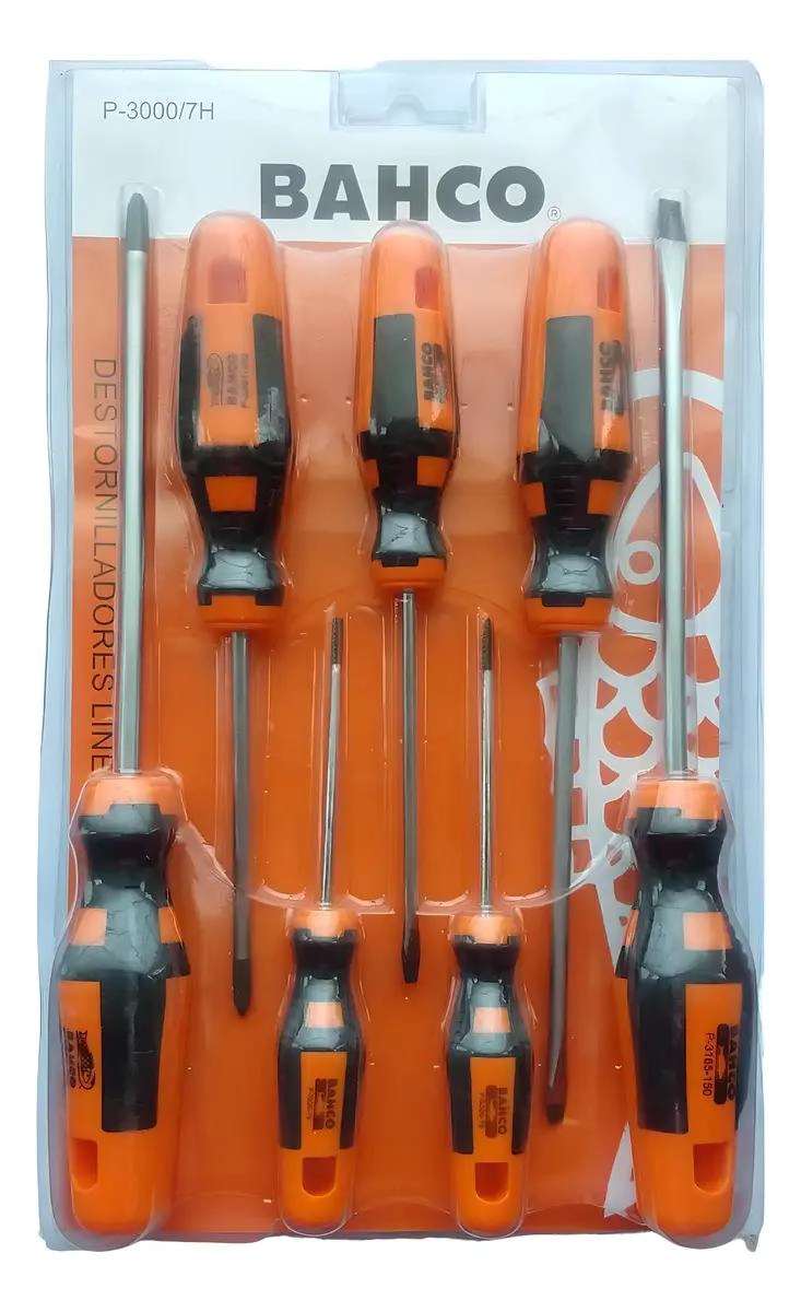 JUEGO DE 7 DESTORNILLADORES PREMIUM CON MANGO ERGONOMICO - 2