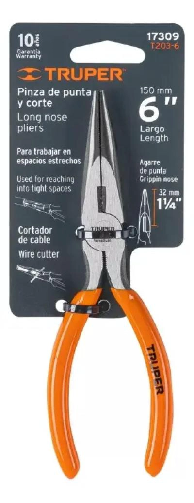 PINZAS DE CROMO VANADIO CON MANGO ERGONOMICO - 1