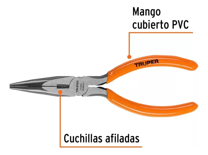 PINZAS DE CROMO VANADIO CON MANGO ERGONOMICO - 3