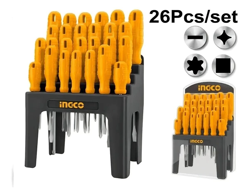 SET DE 26 DESTORNILLADORES VARIADOS PARA USO GENERAL - 3