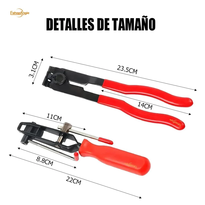 KIT PROFESIONAL DE HERRAMIENTAS PARA ABRAZADERAS - 6