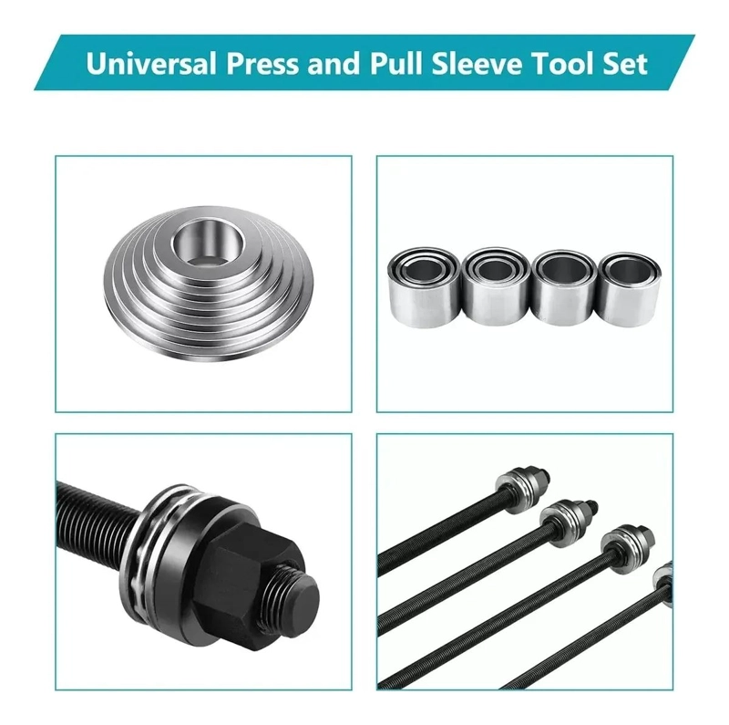 KIT EXTRACTOR UNIVERSAL DE BUJES Y RODAMIENTOS PARA AUTO - 2
