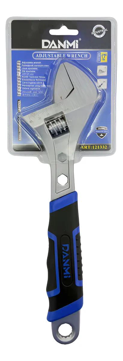 LLAVE FRANCESA AJUSTABLE 12 PULGADAS ACERO CR-V - 2