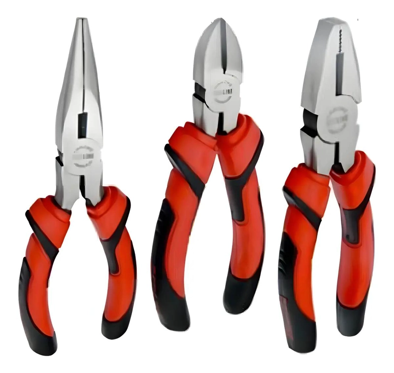 KIT ALICATES PROFESIONAL CON MANGO ERGONOMICO ANTIDESLIZ - 3