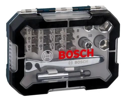 KIT DE PUNTAS Y DADOS PARA ATORNILLAR 26 PIEZAS - 4