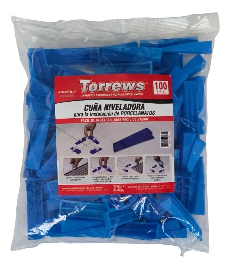 CUÑAS DE NIVELACION PARA CERAMICAS Y PORCELANATOS - 2