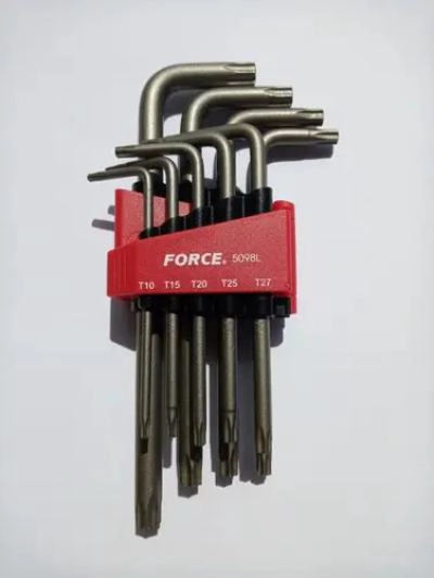 JUEGO DE LLAVES TORX LARGAS T10 A T50 9 PIEZAS - 2