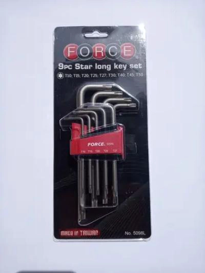 JUEGO DE LLAVES TORX LARGAS T10 A T50 9 PIEZAS - 4