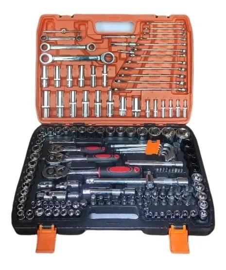 SET DE HERRAMIENTAS CON DADOS Y LLAVES 150 PIEZAS - 1