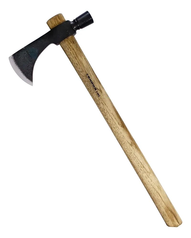 HACHA INDIAN TOMAHAWK CONDOR CON MANGO DE MADERA - 1