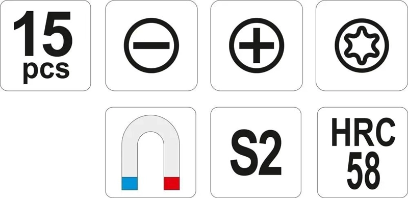 JUEGO DE DESTORNILLADORES Y PRECISION 15 PIEZAS - 3