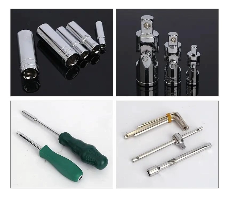 SET DE HERRAMIENTAS CON DADOS Y LLAVES 216 PIEZAS - 5