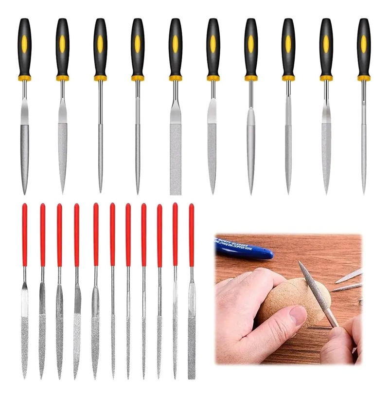JUEGO DE LIMAS DE DIAMANTE 20 PIEZAS 3MM X 140MM - 1