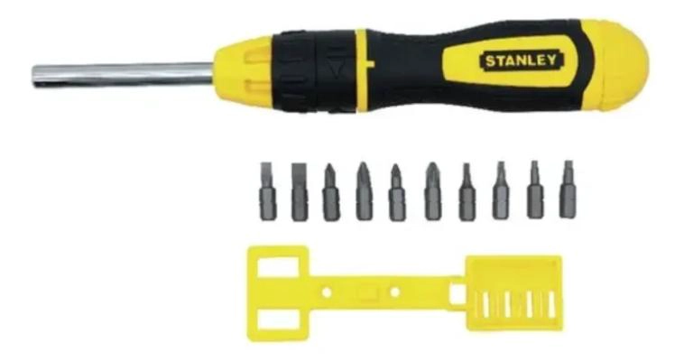 JUEGO DE 10 DESTORNILLADORES RATCHET CON MANGO ERGONOMICO - 1